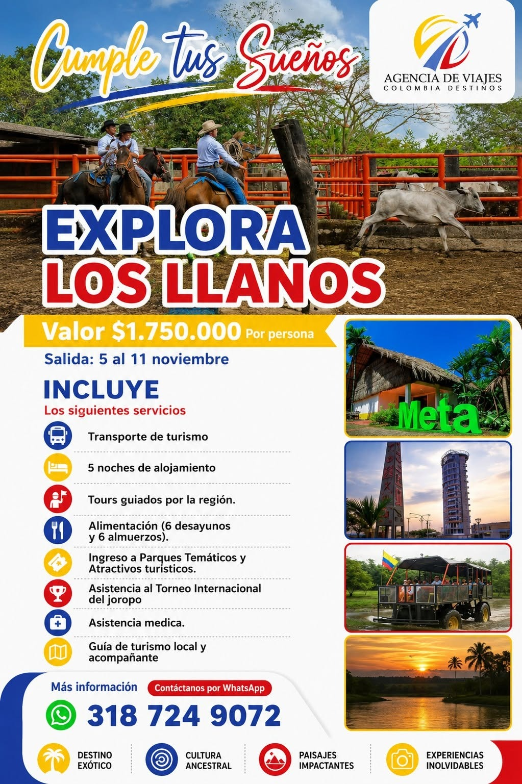 Explora los llanos