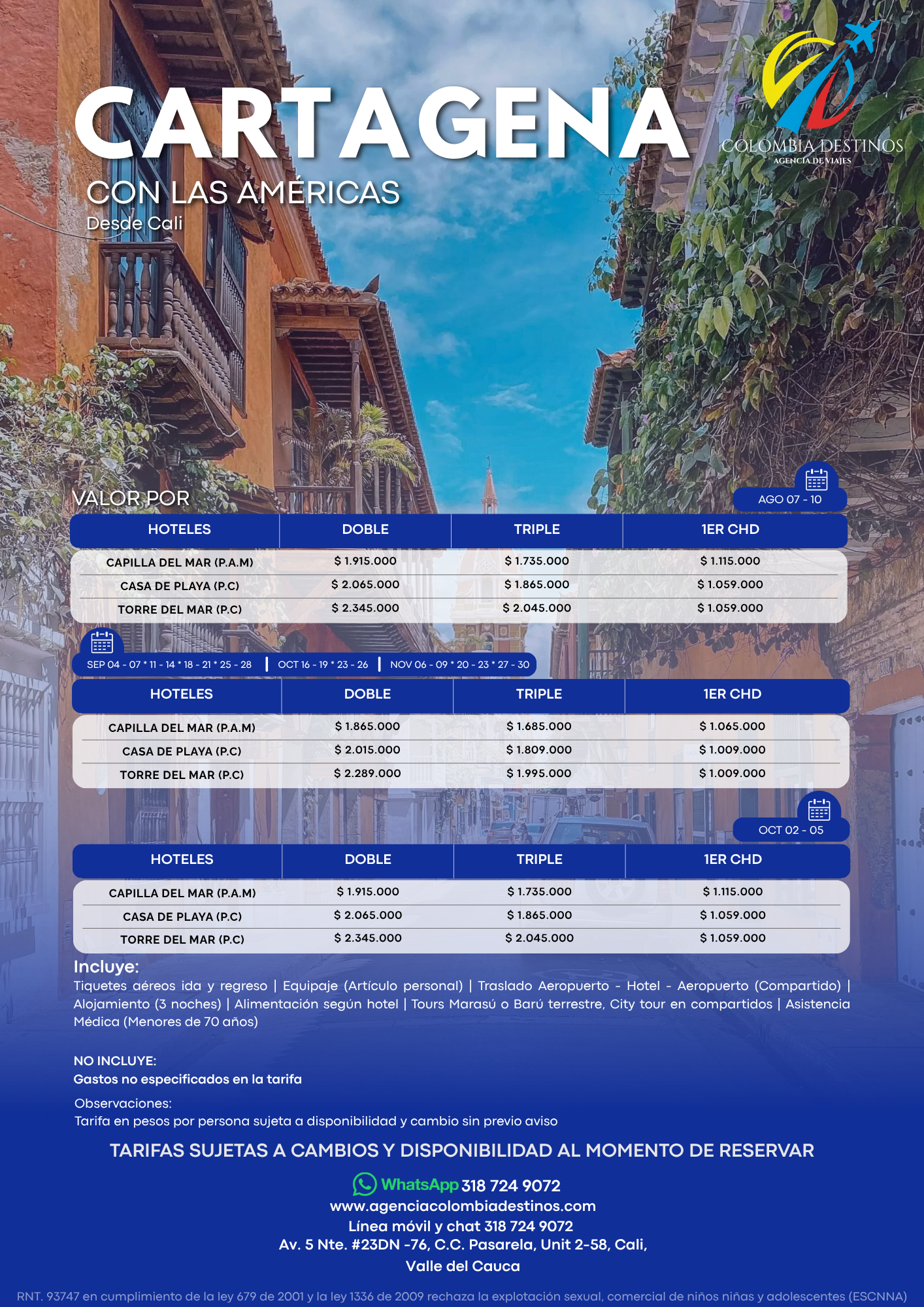 Cartagena con las américas